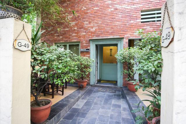 G 49 Bed & Breakfast Nueva Delhi Exterior foto